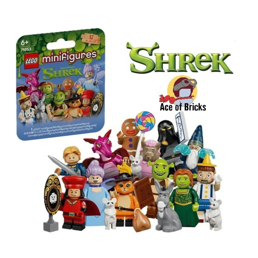 LEGO 71053 Collectible Minifigures Shrek Series - Complete Set (IN STOCK)